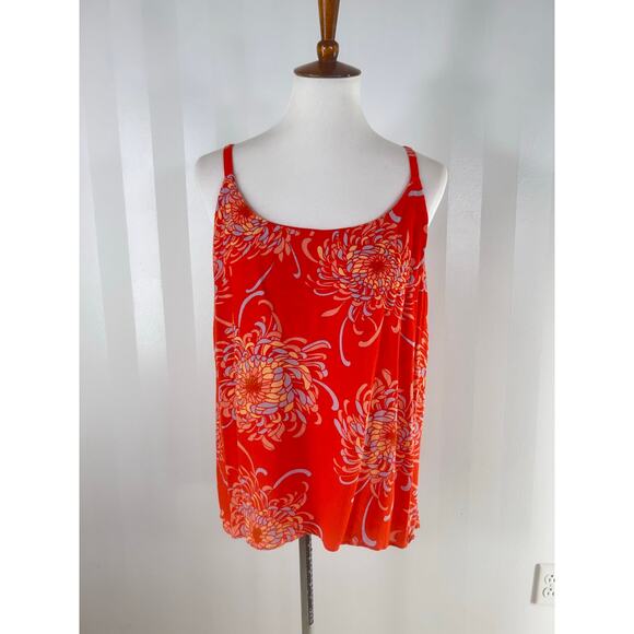 CABI Multicolor Floral Print Sleeveless Top - Picture 1 of 10